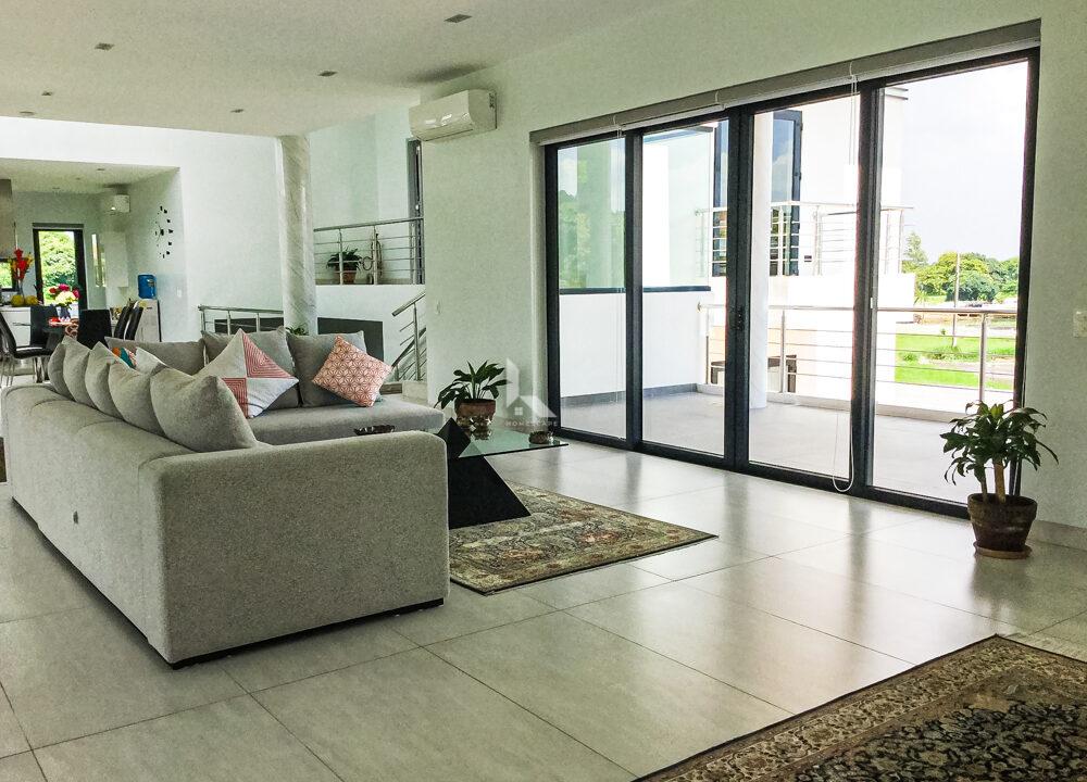 Main House Living area with terrace