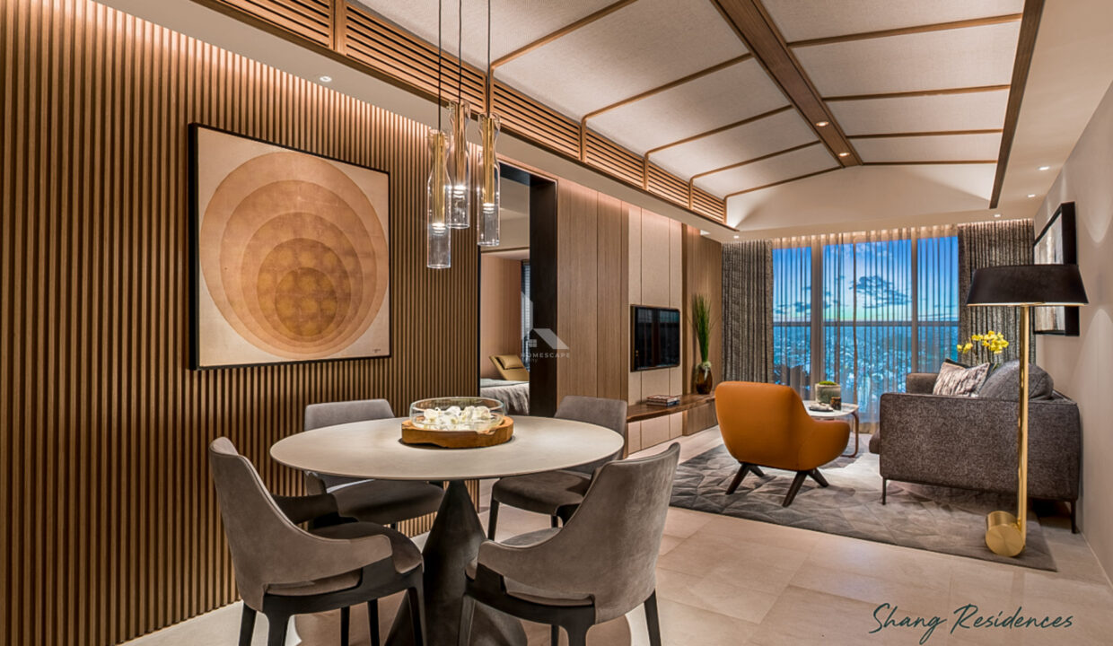 1BR Dining and Living