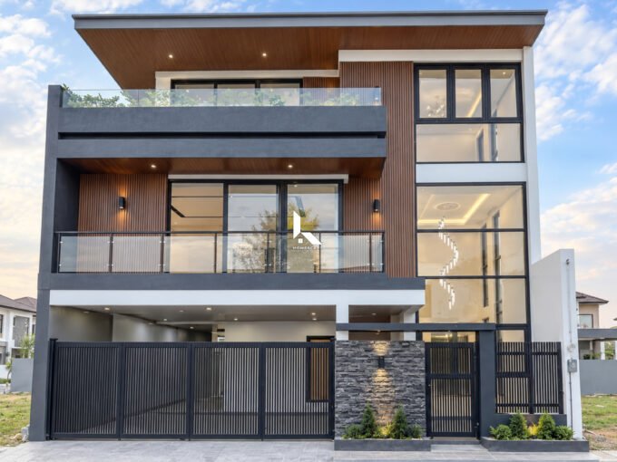 Architectural Distinction: Spectacular Modern Three-Storey House and Lot For Sale At Greenwoods Executive Village, Pasig City